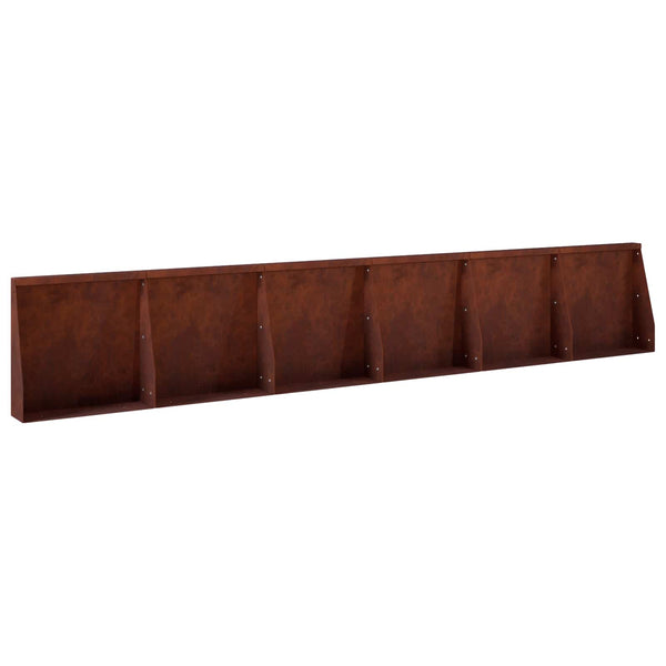 Pato 6 kpl 40 x 12 x 40 cm Säänkestävä teräs Ruosteinen