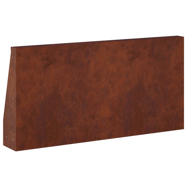 Pato 6 kpl 40 x 12 x 40 cm Säänkestävä teräs Ruosteinen