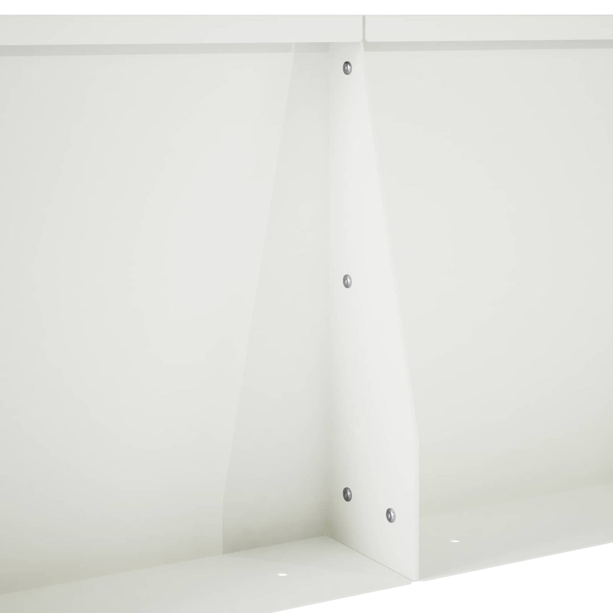 Pato 6 kpl 40 x 12 x 50 cm Teräs valkoinen