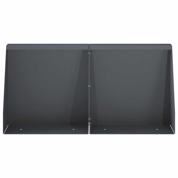 Pato 6 kpl 40 x 12 x 50 cm Teräs Antrasiitti