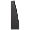 Pato 6 kpl 60 x 12 x 30 cm Teräs Musta