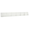 Pato 6 kpl 60 x 12 x 30 cm Teräs valkoinen