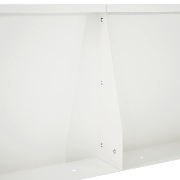 Pato 6 kpl 60 x 12 x 40 cm Teräs valkoinen