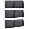 Pato 6 kpl 60 x 12 x 40 cm Teräs Antrasiitti