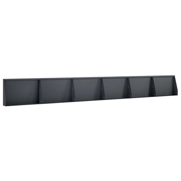 Pato 6 kpl 60 x 12 x 40 cm Teräs Antrasiitti