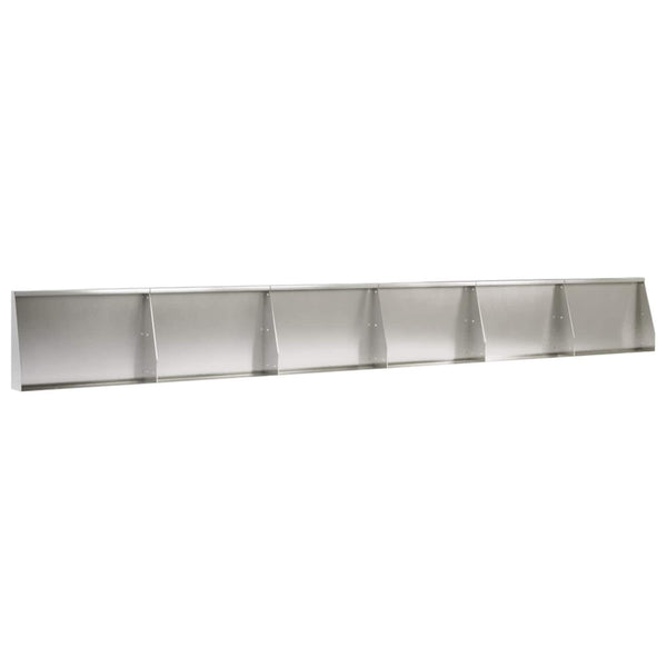Pato 6 kpl 60 x 12 x 40 cm Ruostumaton teräs Hopea