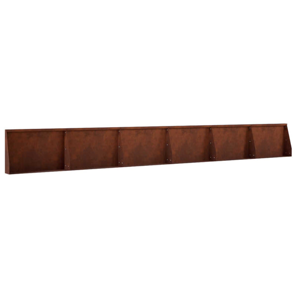 Pato 6 kpl 60 x 12 x 40 cm Säänkestävä teräs Ruosteinen