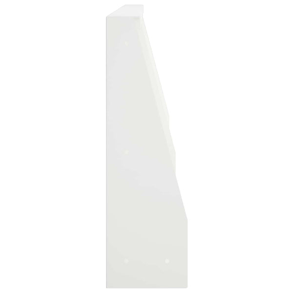 Pato 6 kpl 80 x 12 x 40 cm Teräs valkoinen