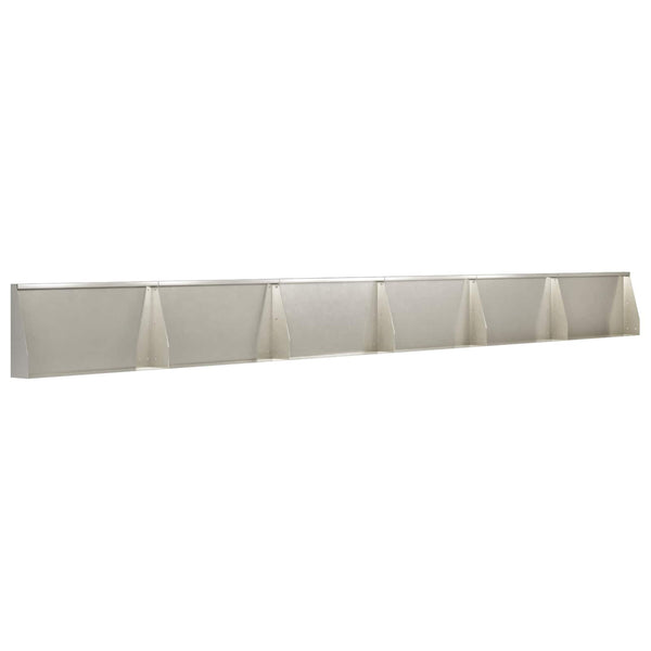 Pato 6 kpl 80 x 12 x 40 cm Ruostumaton teräs Hopea