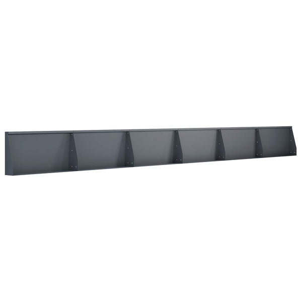 Pato 6 kpl 80 x 12 x 50 cm Teräs Antrasiitti