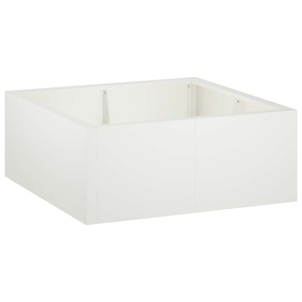 Pato 4 kpl 100 x 100 x 30 cm Teräs valkoinen