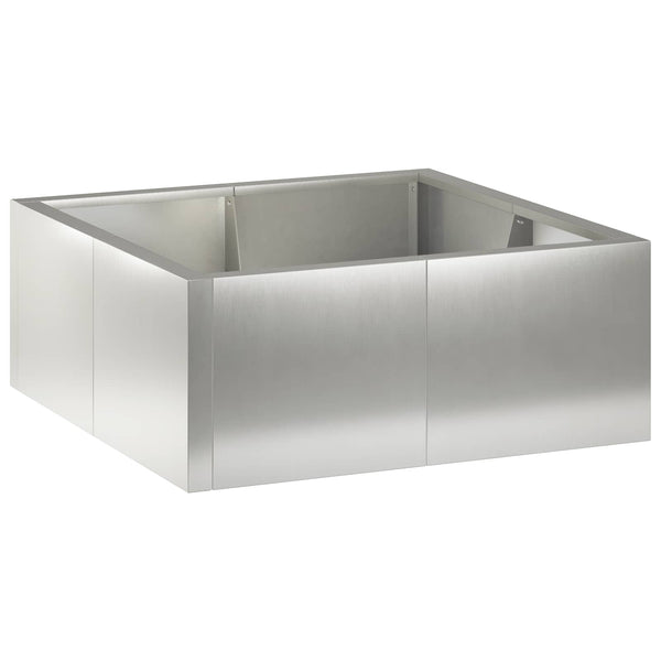 Pato 4 kpl 100 x 100 x 40 cm Ruostumaton teräs Hopea