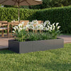 Pato 6 kpl 200 x 100 x 40 cm Teräs Antrasiitti