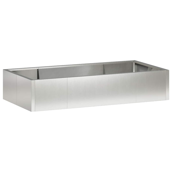 Pato 6 kpl 200 x 100 x 40 cm Ruostumaton teräs Hopea