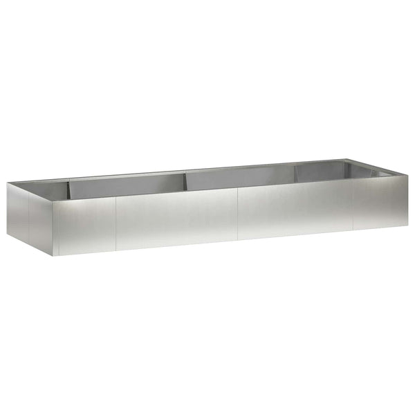 Pato 8 kpl 300 x 100 x 50 cm Ruostumaton teräs Hopea