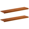 Portaan askelma 2 kpl 120 x 30 x 2 cm Ruskea Mäntypuu