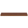 Portaan askelma 4 kpl 90 x 30 x 2 cm Tumma ruskea Mäntypuu