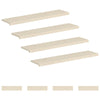 Portaan askelma 8 kpl 110 x 30 x 2 cm valkoinen Mäntypuu