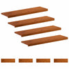 Portaan askelma 8 kpl 90 x 25 x 2 cm Ruskea Mäntypuu