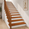 Portaan askelma 12 kpl 70 x 30 x 2 cm Ruskea Mäntypuu