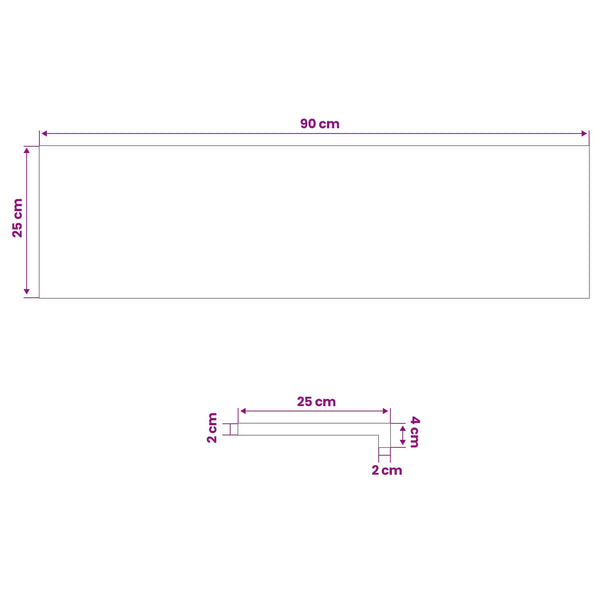 Portaan askelma 12 kpl 90 x 25 x 2 cm Tumma ruskea Mäntypuu