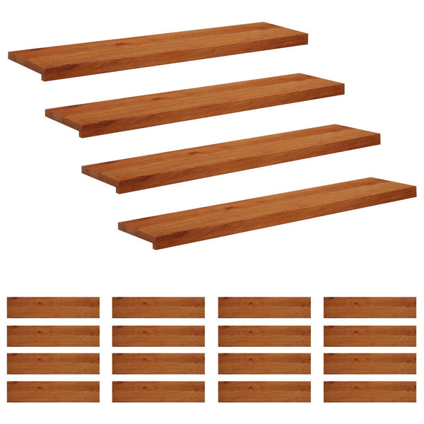 Portaan askelma 20 kpl 110 x 30 x 2 cm Ruskea Mäntypuu