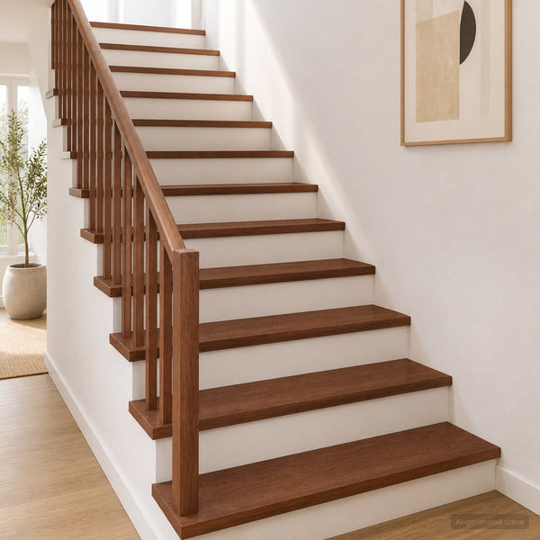 Portaan askelma 20 kpl 100 x 25 x 2 cm Tumma ruskea Mäntypuu