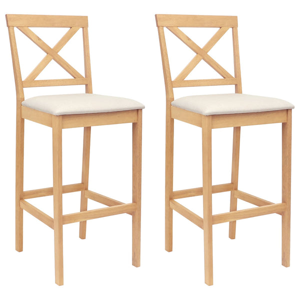 Baarijakkara 2 pcs Luonnollinen ja beige