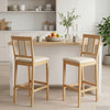 Baarijakkara 2 kpl Luonnollinen ja beige