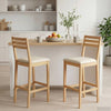 Baarijakkara 2 kpl Luonnollinen ja beige