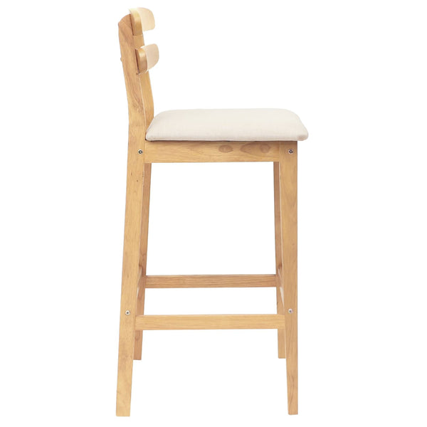 Baarijakkara 2 kpl Luonnollinen ja beige