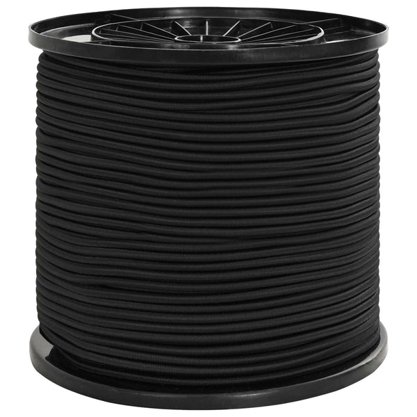 Bungee Kuminauhat 4 mm Musta PP ja kumi