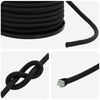 Bungee Kuminauhat 6 mm Musta PP ja kumi