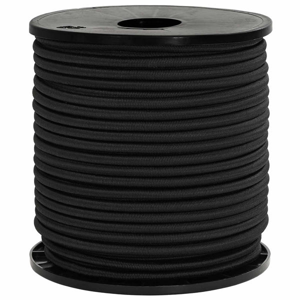 Bungee Kuminauhat 6 mm Musta PP ja kumi