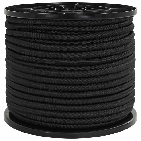 Bungee Kuminauhat 8 mm Musta PP ja kumi