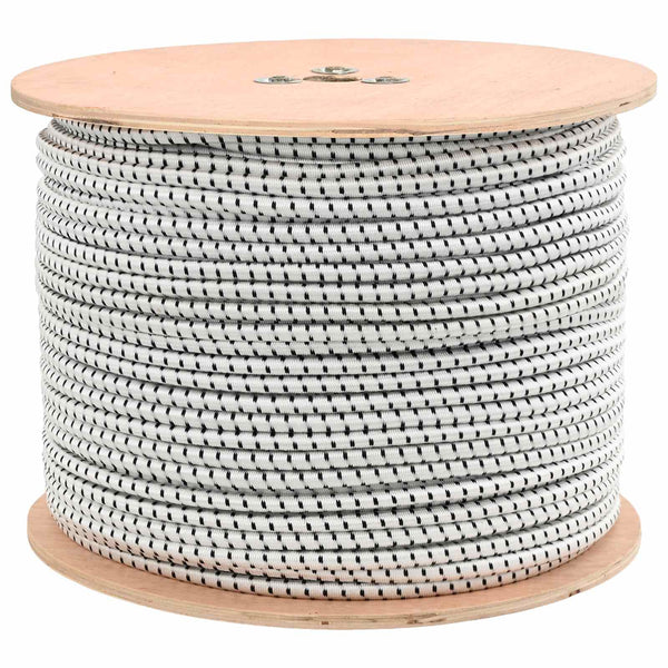 Bungee Kuminauhat 8 mm Musta ja Valkoinen PP ja kumi