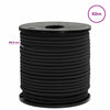 Bungee Kuminauhat Koukkuilla 6 mm Musta PP ja kumi