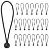 Bungee-narut palloilla 24 kpl Musta 4 mm x 22 cm Polypropeeni