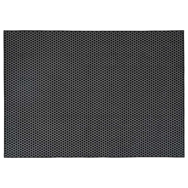 Matto ORIZ Musta verkkokuosi 200 x 280 cm 100% polyesteri