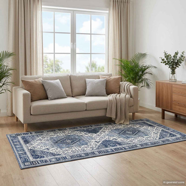 Matto ORIZ Tumma Sininen 80 x 200 cm 100% polyesteri