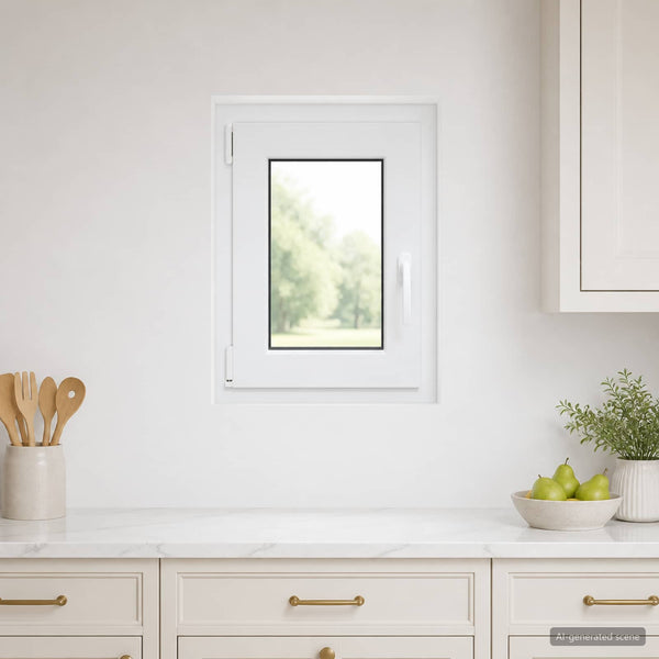 Kellarin ikkunan sisäväri valkoinen RISOR 40 x 50 cm