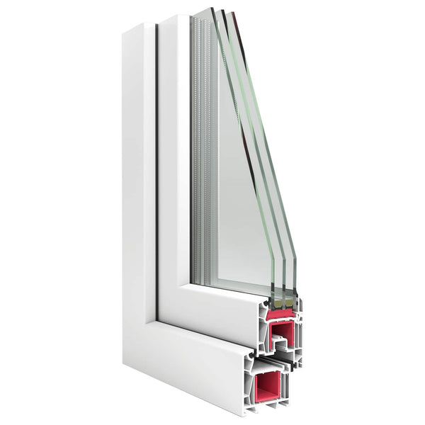 Kellarin ikkunan sisäväri valkoinen RISOR 90 x 55 cm