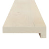 Ikkunalautaset 2 kpl valkoinen 90 x 30 x 2 cm Mäntypuu