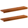 Ikkunalautaset 2 kpl Ruskea 70 x 15 x 2 cm Mäntypuu