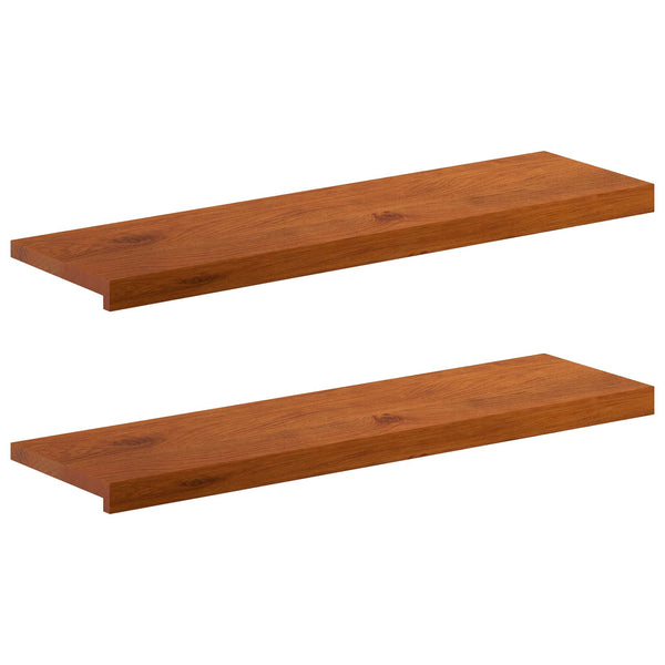 Ikkunalautaset 2 kpl Ruskea 90 x 25 x 2 cm Mäntypuu