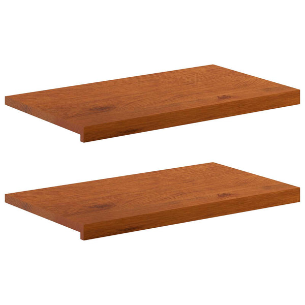 Ikkunalautaset 2 kpl Ruskea 70 x 30 x 2 cm Mäntypuu