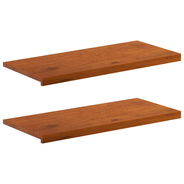 Ikkunalautaset 2 kpl Ruskea 100 x 40 x 2 cm Mäntypuu