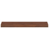 Ikkunalautaset 2 kpl Tumma ruskea 80 x 20 x 2 cm Mäntypuu