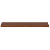 Ikkunalautaset 2 kpl Tumma ruskea 120 x 25 x 2 cm Mäntypuu