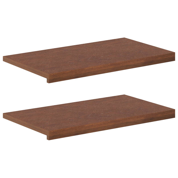 Ikkunalautaset 2 kpl Tumma ruskea 70 x 30 x 2 cm Mäntypuu